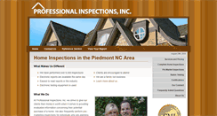 Desktop Screenshot of professionalinspections.net